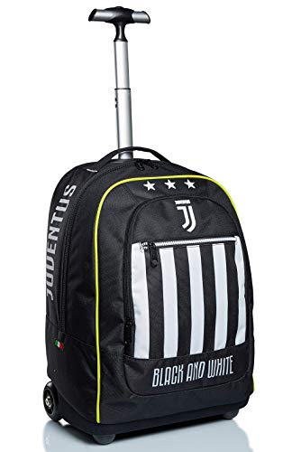 Seven Big Trolley Juventus, Best Match, Bianco e Nero, Scuola & Viaggio, con Orologio Abbinato.