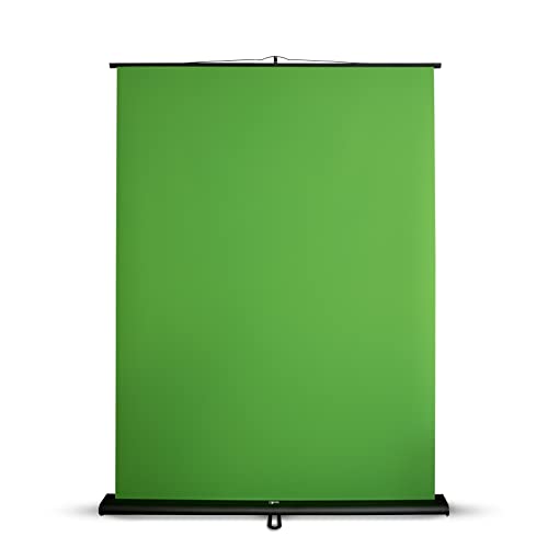 Sfondo per foto estensibile | Green Screen | Tela per fotografia, video e TV | sfondo fotografico | Pieghevole e facile da trasportare (150 x 200 cm)