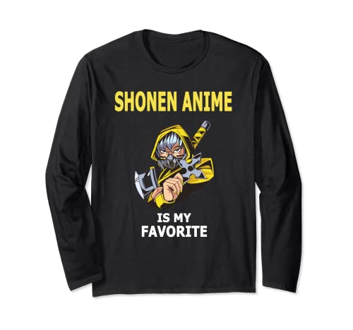 Shonen Anime è il mio Shonen preferito Maglia a Manica...