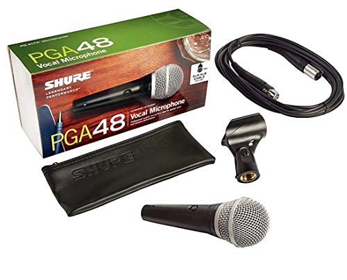 Shure Pga48 - Microfono Dinamico Per Voce Con Pattern Polare A Card...