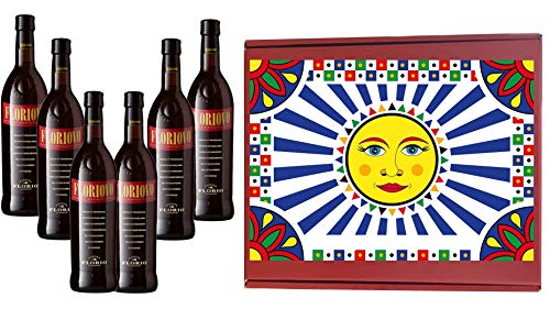 Sicilia Bedda - Floriovo Marsala all Uovo - Elegante Box 6 Bottiglie da 75 Cl - Lo storico Marsala