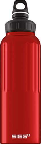 Sigg Wmb Traveller Red Borraccia Alluminio (1,5 L), Borraccia Colorata Ermetica e Priva di Sostanze Nocive, Borraccia Acqua Leggerissima in Alluminio