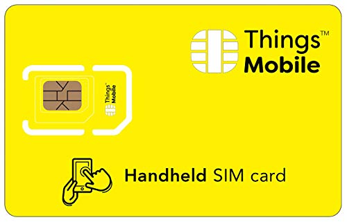 SIM Card DATI PREPAGATA per PALMARI - Things Mobile - con copertura globale e rete multi-operatore GSM 2G 3G 4G LTE, senza costi fissi, senza scadenza e tariffe competitive con 10€ di credito incluso
