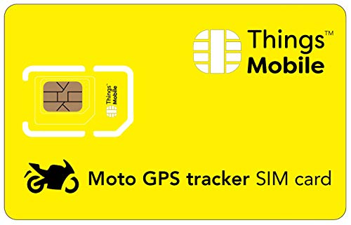 SIM Card per MOTO GPS TRACKER Things Mobile con copertura globale e rete multi-operatore GSM 2G 3G 4G LTE, senza costi fissi, senza scadenza e tariffe competitive, con 10 € di credito incluso