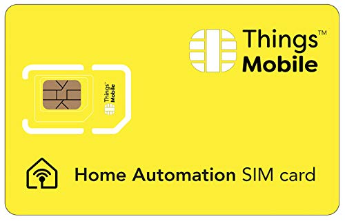 SIM Card per Smart Home Domotica - GSM 2G 3G 4G - ideale per allarmi, sensori, apriporta intelligenti, climatizzatori, caldaie, apricancello, contatori del gas, con € 10 di credito incluso.