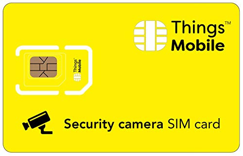 SIM Card per VIDEOCAMERA Things Mobile con copertura globale e rete multi-operatore GSM 2G 3G 4G LTE, senza costi fissi, senza scadenza e tariffe competitive, con 10 € di credito incluso