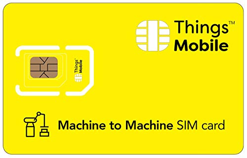 SIM M2M con copertura globale e rete multi-operatore GSM 2G 3G 4G LTE, senza costi fissi, senza scadenza e tariffe competitive, con 10 € di credito incluso