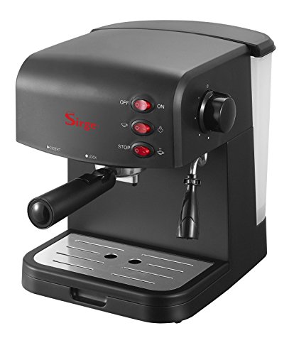 Sirge CREMAEXPRESSO Macchina per Caffè Espresso e Cappuccino Manuale Pompa Italiana 15 bar