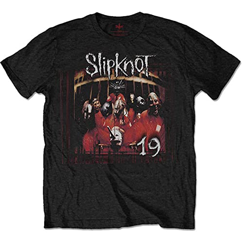 Slipknot T-Shirt Debut Album 19 Years da Uomo in Nero