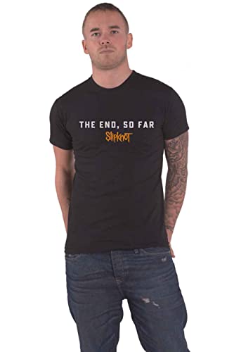 Slipknot T Shirt The End So Far Album Cover Band Logo Nuovo Ufficia...