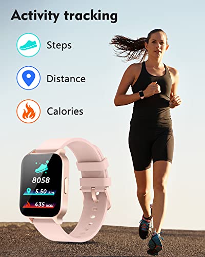 Smartwatch Donna Orologio Contapassi da Polso Fitness Tracker con C...