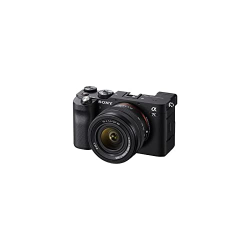 Sony Alpha 7 C - Fotocamera Digitale Mirrorless Full-frame, compatta e leggera, a obiettivi intercambiabili + SEL2860 Obiettivo con Zoom 28-60mm F4-5.6 (Nero)