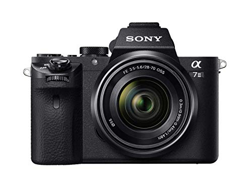 Sony Alpha 7M2K - Kit Fotocamera Digitale Mirrorless con Obiettivo Intercambiabile SEL 28-70mm, Sensore CMOS Exmor Full-Frame da 24.3 MP, Stabilizzazione Integrata, ILCE7M2B + SEL2870, Nero