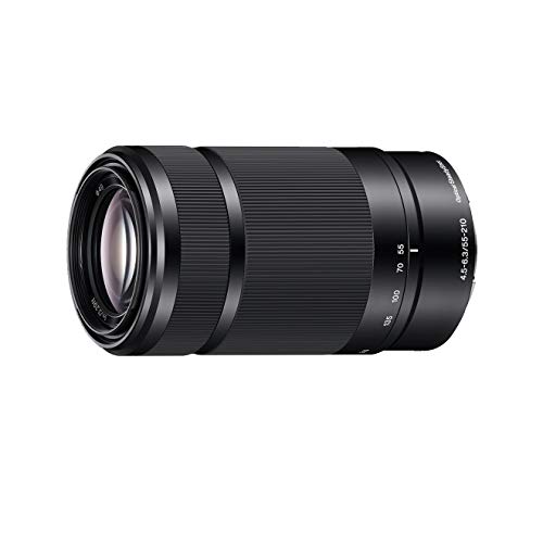 Sony SEL-55210B - Obiettivo con Zoom 55-210mm F4.5-6.3, Stabilizzatore ottico, Mirrorless APS-C, Attacco E, SEL55210B, Nero