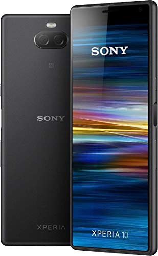 Sony Xperia 10 - Smartphone da 15, 24 cm (6 pollici) 21: 9 Full HD+, 64 GB di memoria, SIM single, Split Screen, Android 9, colore: Nero