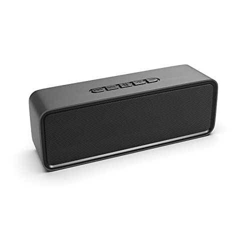 Speaker Bluetooth Portatile, Sonkir altoparlante wireless Bluetooth 5.0 con basso stereo Hi-Fi 3D, batteria integrata da 1500 mAh fino a 6 h di Autonomia, USB, Nero
