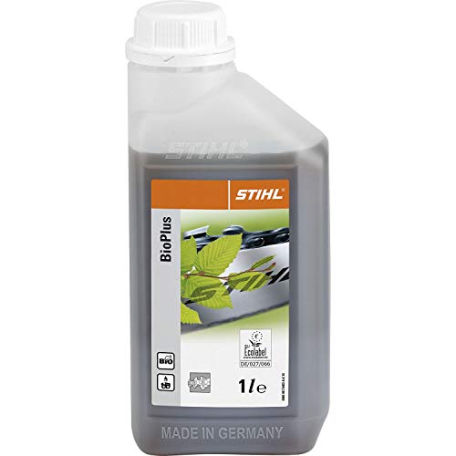 Stihl, olio bio plus per catena di motosega, bottiglia da 1 litro, 7815163001 (etichetta in lingua italiana non garantita)