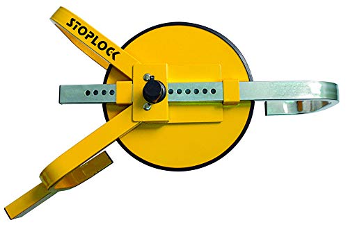 Stoplock HG 400-00 - Bloccaruote, Dispositivo Antifurto, per Auto, Roulotte, Rimorchi, Veicoli con Ruote Piccole