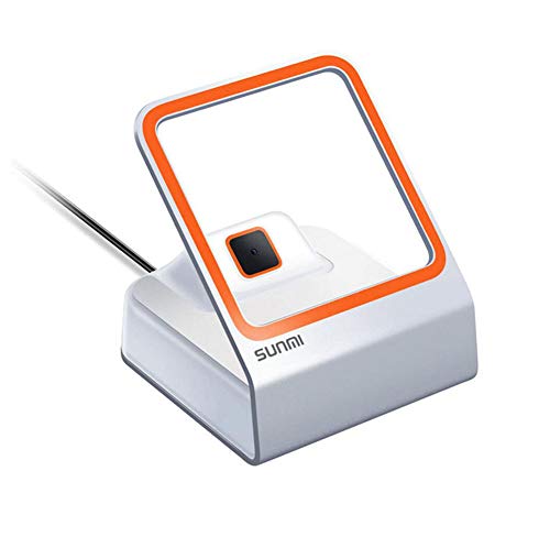 Sumeber Scanner automatico di codici a barre, QR Scanner 1D   2D, lettore di codici a barre USB, ricaricabile, automatico, a mani libere, scanner di codici a barre professionale per pagamento mobile