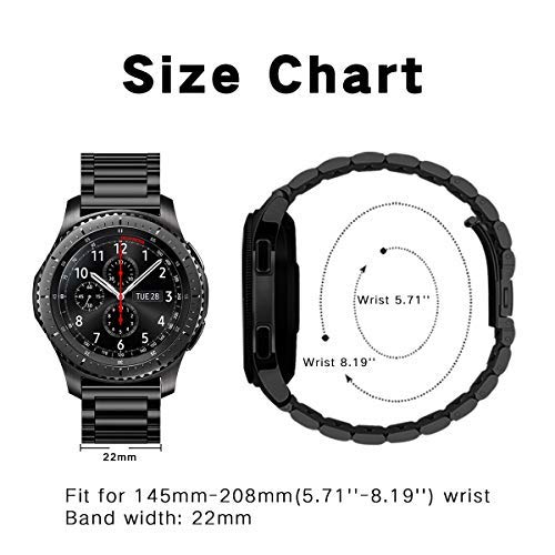 Syxinn Compatibile per Cinturino Galaxy Watch 46mm Gear S3 Frontier...