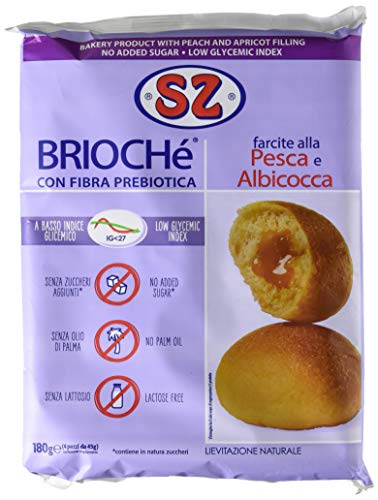 Sz - Senza Zucchero Merende Pesca e Albicocca - 180 G