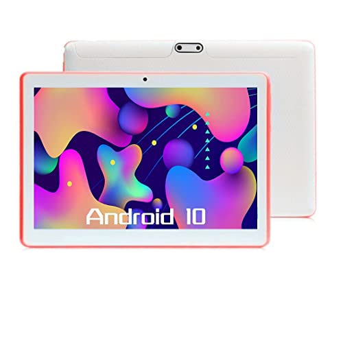 Tablet 10 Pollici bambini 64GB Rom 4GB Ram Android 10 DualSim 3G wi-fi,gps parental control (rosa)