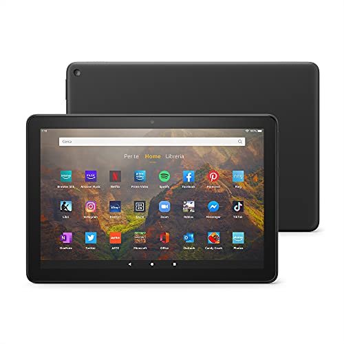 Tablet Fire HD 10 | 10,1  (25,6 cm), 1080p Full HD, 64 GB, nero - senza pubblicità