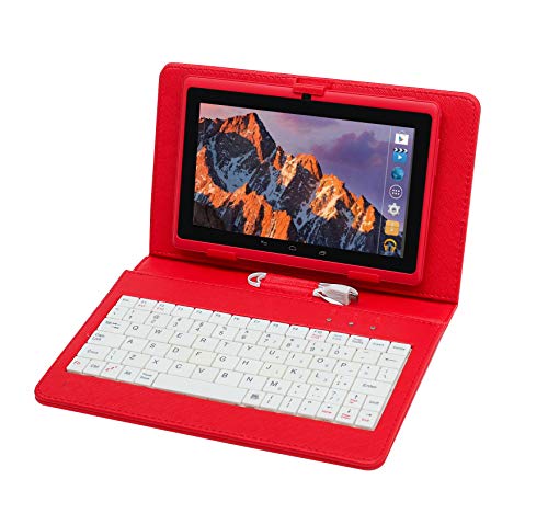 Tablet PC 7 Pollici,Computer portatile Quad Core Con Tastiera e Pen...
