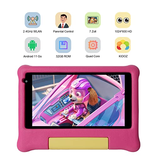 Tablet Per Bambini, Whitedeer Tablet da 7 Pollici Android 10 Quad C...