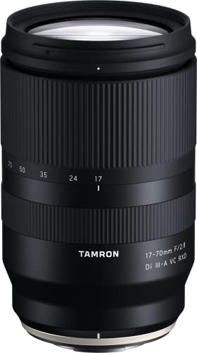 TAMRON 17-70mm F 2.8 Di III-A VC RXD - Obiettivo zoom per fotocamere di sistema APS-C mirrorless di Fujifilm, nero, B070X