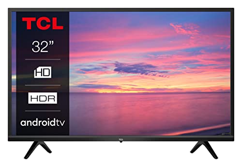 TCL 32S5209 Smart TV 32” HD Con Android TV, HDR & Micro Dimming, Nero