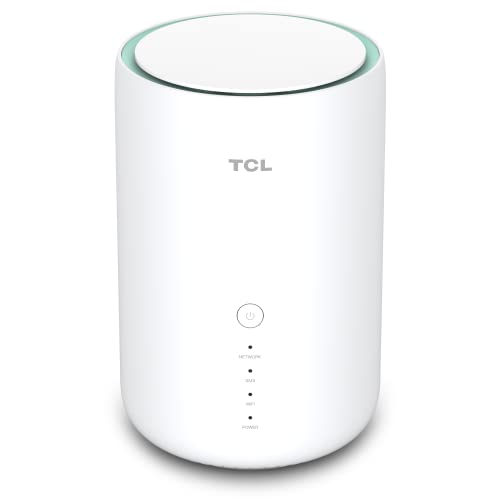 TCL LinkHub - HH130VM Home Station Router 4G, LTE (CAT 12 13), Dual Band, Gigabit, supporto scheda SIM, standard 3CA, WiFi AC, Hotspot fino a 64 Utenti, White [Italia]