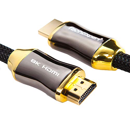 TechExpert Cavo HDMI 2.1 8K 4K 120Hz Professional Ultra HD 2160p 2m 3D HDR 48GB sec eArc