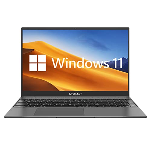 TECLAST F15PLUS2 PC Portatile 15.6 Pollici Laptop 8GB RAM 256GB SSD, Intel Celeron N4120 CPU Fino a 2.60GHz, Windows 11,1920x1080IPS, Bluetooth 4.2+WiFi+USB 3.0+HDMI+Type-C