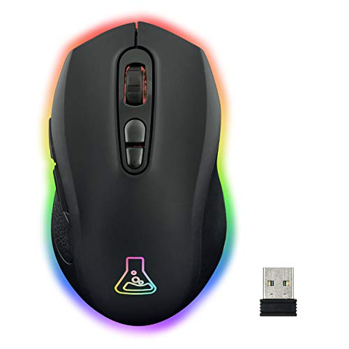 THE G-LAB Kult Neon Mouse da Gaming Wireless Ricaricabile - Preciso...