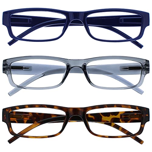 The Reading Glasses Company Blu Grigio Marrone Leggero Comodo Letto...