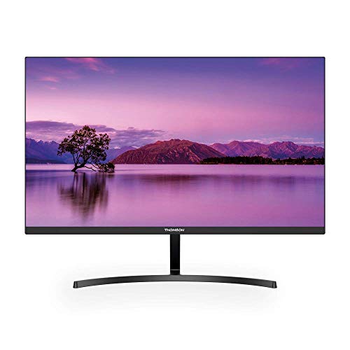Thomson M24FC12401 - Monitor IPS Full HD da 24  (58 cm), HDMI, 60 Hz, 14 ms, 178°, ufficio, grafica, colore: Nero