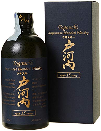 Togouchi 15 Years Old Japanese Blended Whisky 43,8% Vol. 0,7l in Giftbox