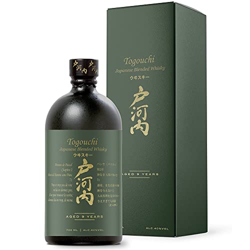 Togouchi 9 Years Old Japanese Blended Whisky 40% Vol. 0,7l in Giftb...