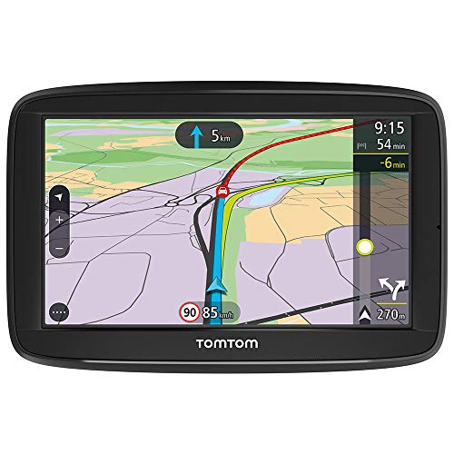 TomTom Navigatore Satellitare per Auto Via 52, Display da 5 Pollici, Europa 48 GPS per Auto, Chiamate in Vivavoce, Nero Antracite
