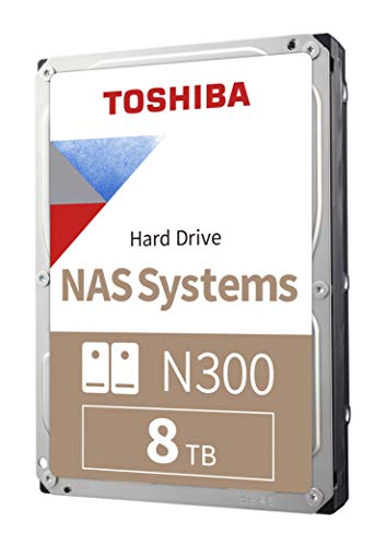 Toshiba - N300 8TB NAS 3.5  , disco duro interno SATA, funzionament...