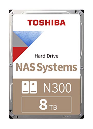 Toshiba - N300 8TB NAS 3.5  , disco duro interno SATA, funzionament...