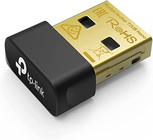 TP-Link Archer T2U Nano Adattatore USB Scheda di Rete, Wireless Dua...