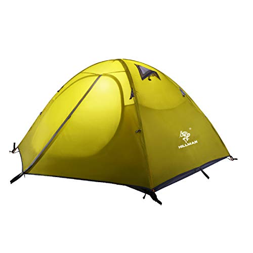 TRIWONDER 3 Stagioni Tenda da Campeggio 2 o 3 Posti, Tenda Ultraleggera Parasole da Spiaggia Trekking Mare Escursionismo Barca Backpacking (Verde - 2 Persone)