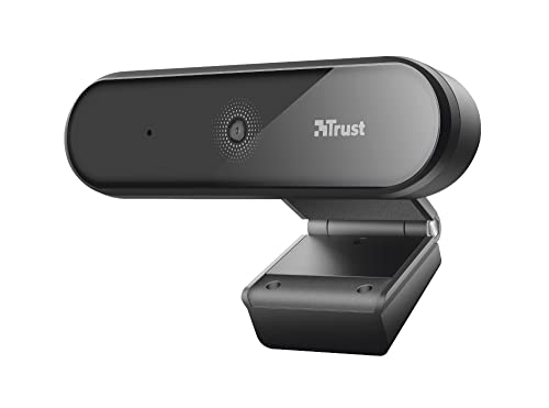 Trust Tyro Webcam Pc Con Microfono Full Hd 1080P, Auto-Focus, Usb, ...