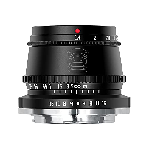 TTArtisan - Obiettivo a messa a fuoco manuale F1.4 APS-C M43, 35 mm per fotocamera Nikon Z Mount come Z50