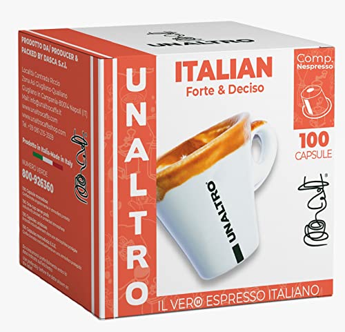 UNALTRO CAFFE 100 CAPSULE COMPATIBILI NESPRESSO  Miscela ITALIAN