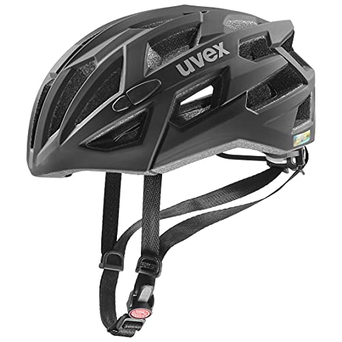 Uvex S4109680117, Bike Helmets Unisex Adulto, Race Black, 56-61...