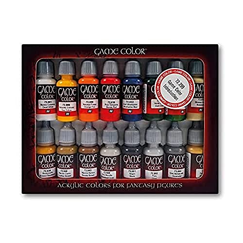 Vallejo Game Color - Set di Introduzione Colori acrilici a base d acqua, 16 x 17 ml, Multicolore