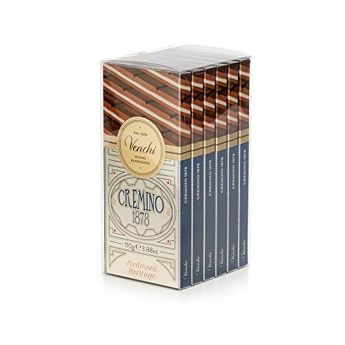 Venchi - Kit di 6 Tavolette di Cioccolato Cremino 1878, 660g - Senza Glutine